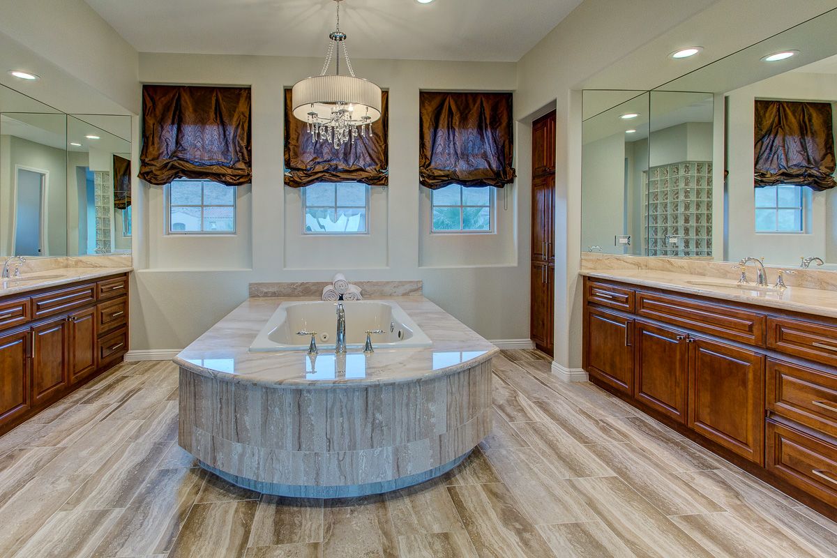 His and Her Vanity with Sinks